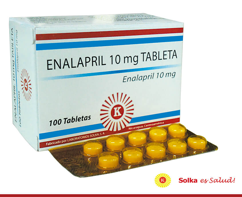 Enalapril 10mg Tab Solka Rapifarma Nicaragua