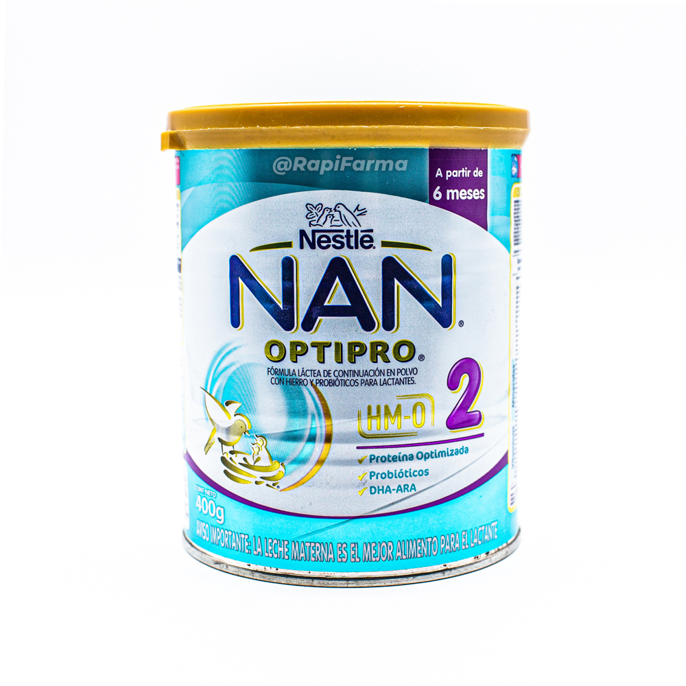 Comprar Fórmula Láctea Nan® Optipro® 2 Lata, Proteína Optimizada,  Probióticos Y Dha- Ara - 900g