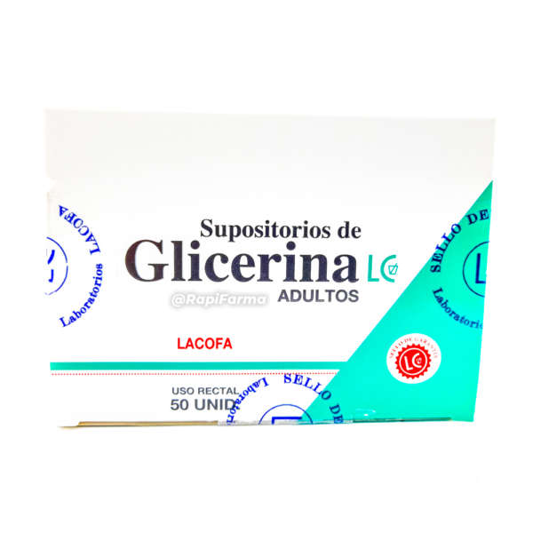 Glicerina Adultos Lacofa Caja X 50 Supositorios Rapifarma Nicaragua 0893